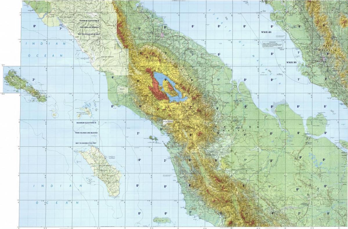 Mapa Kuala Lumpur topograficzna