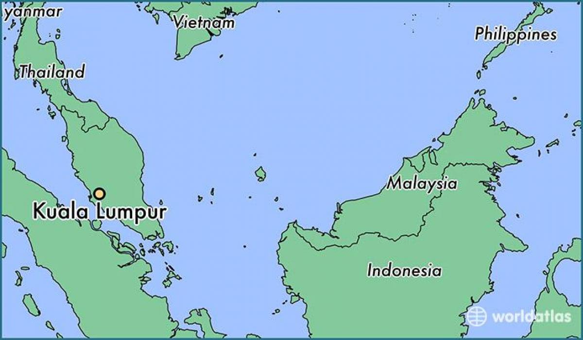 Mapa lokalizacji Kuala Lumpur 