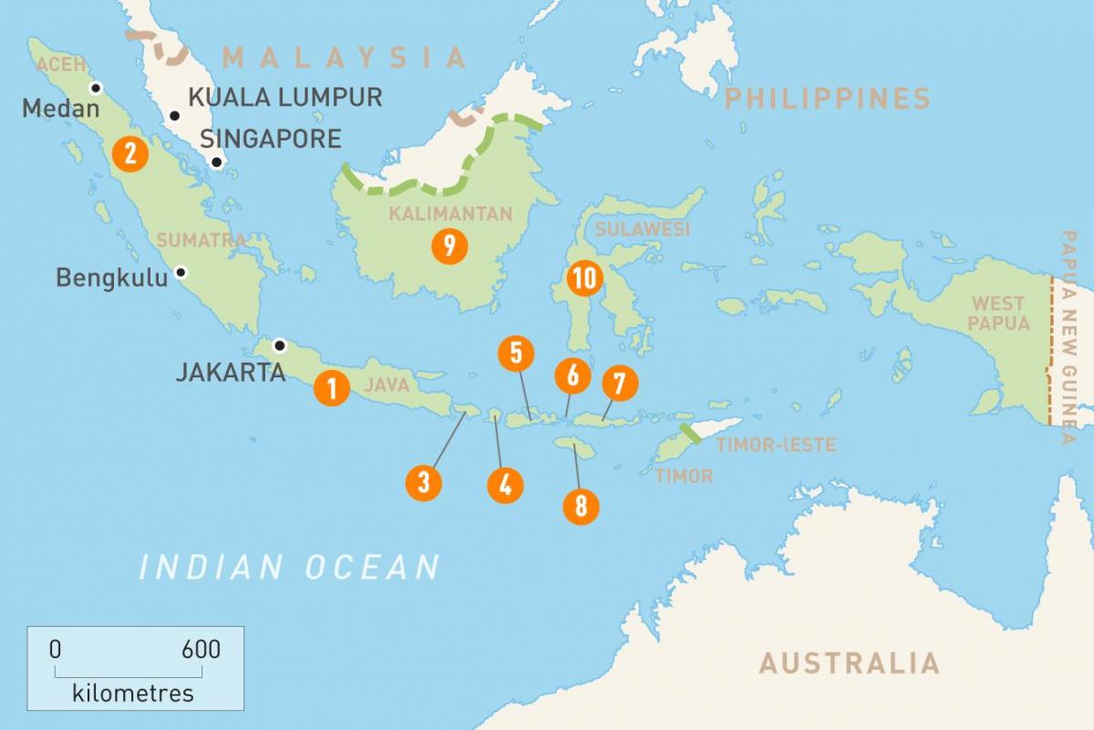 okolicy Kuala Lumpur mapie