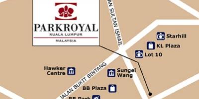 Mapę hotel Kuala Lumpur