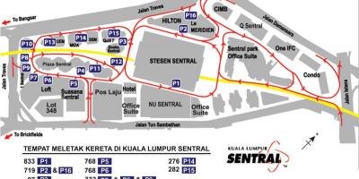 Stacja Kuala Lumpur mapie