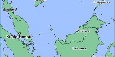 Mapa lokalizacji Kuala Lumpur 