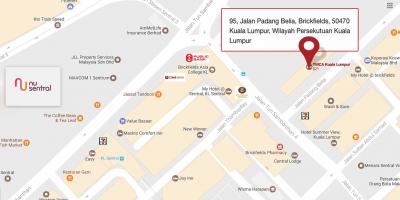 Mapa вилайята persekutuan Kuala Lumpur