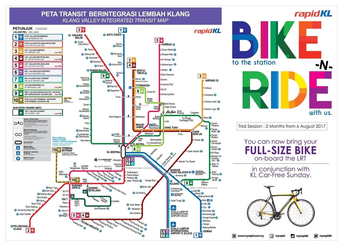 Rapid KL trasę na mapie