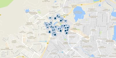 Кепонг Kuala Lumpur mapie