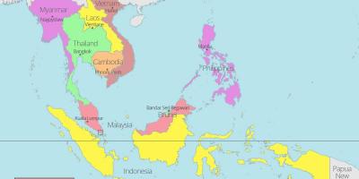 Lokalizacja Kuala Lumpur na mapie świata