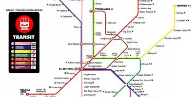 Schemat metra Kuala Lumpur