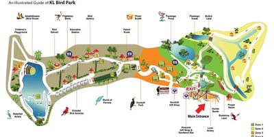 Mapa park ptaków