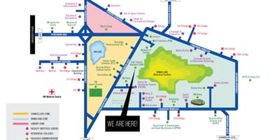 Mapa uniwersytetu Малайи